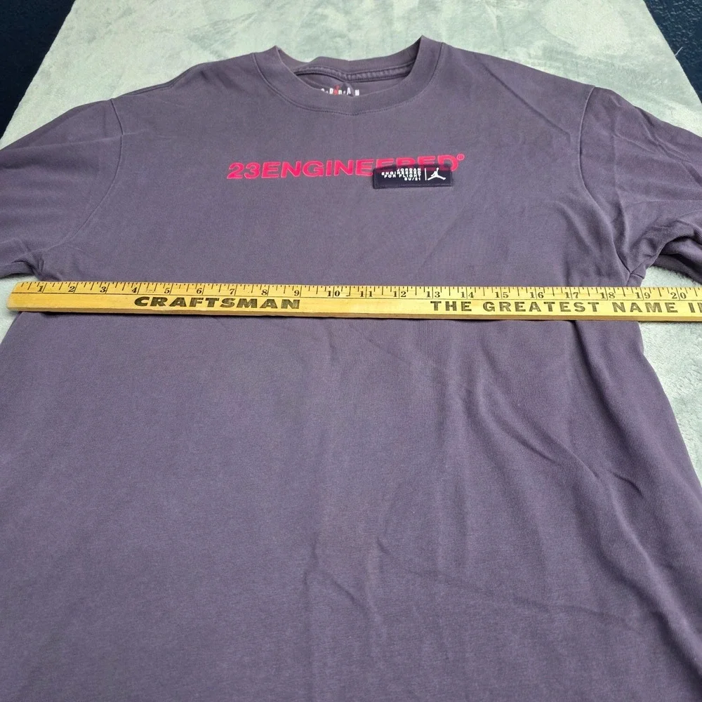 Jordan 23 Engineered Letter Print Training T-Shirt-Purple,‎ Size Med